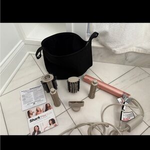 Shark FlexStyle hairdryer curling iron pearl pink limited edition hd432pk